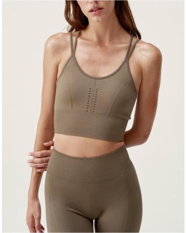 BORN LIVING YOGA TOP BORN INDIA O22SM18 B MARRON MARRóN