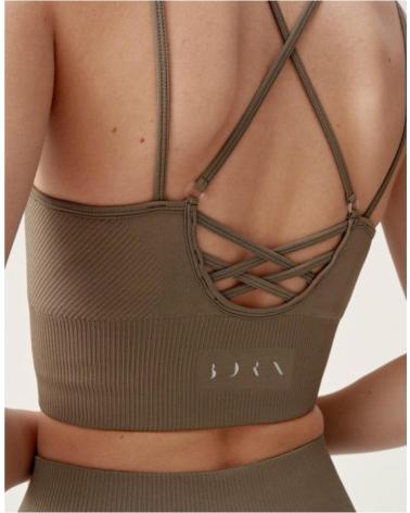 BORN LIVING YOGA TOP BORN INDIA O22SM18 B MARRON MARRóN