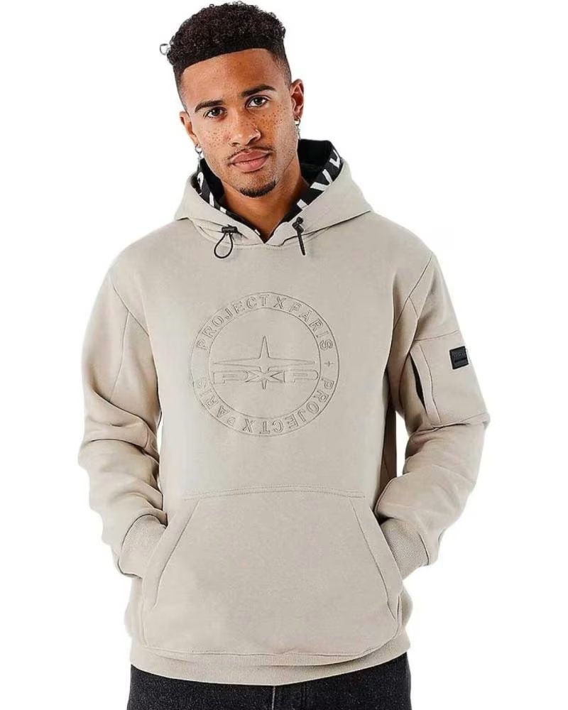 PROJECT X PARIS SUDADERA CON CAPUCHA 2522172-SG EN PARA HOMBRE BEIGE