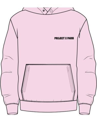 PROJECT X PARIS SUDADERA CON CAPUCHA MODELO 2522062 PK ROSA ROSA