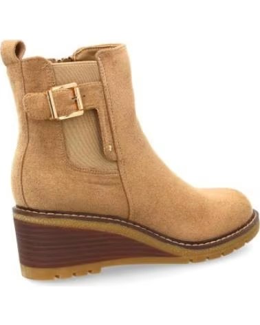 SPORT3PUNTO0 JJ-608 KAKI DAMEN KEILABSATZ-STIEFEL VARIOS COLORES