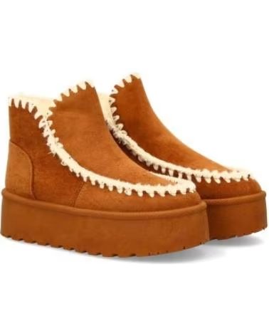 SPORT3PUNTO0 LT33-46 CAMEL STIEFEL MIT FELL UND PLATEAU VARIOS COLORES