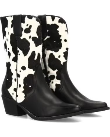 SPORT3PUNTO0 COWBOYSTIEFEL MIT KUHMUSTER VARIOS COLORES
