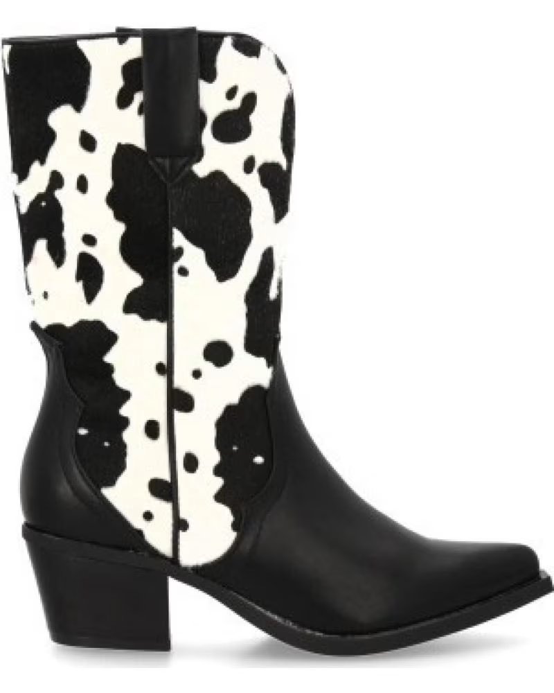 SPORT3PUNTO0 COWBOYSTIEFEL MIT KUHMUSTER VARIOS COLORES
