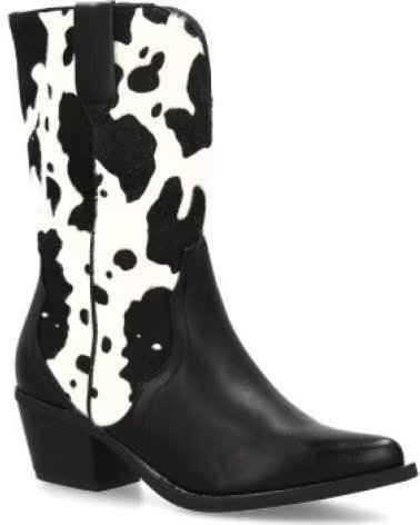 SPORT3PUNTO0 COWBOYSTIEFEL MIT KUHMUSTER VARIOS COLORES