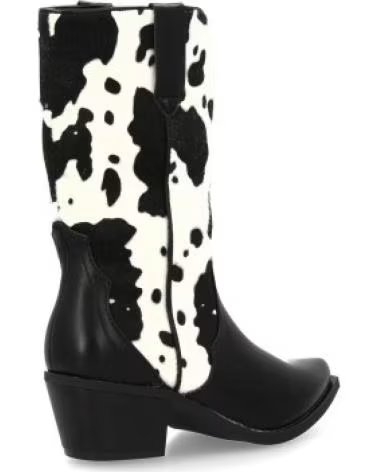 SPORT3PUNTO0 COWBOYSTIEFEL MIT KUHMUSTER VARIOS COLORES