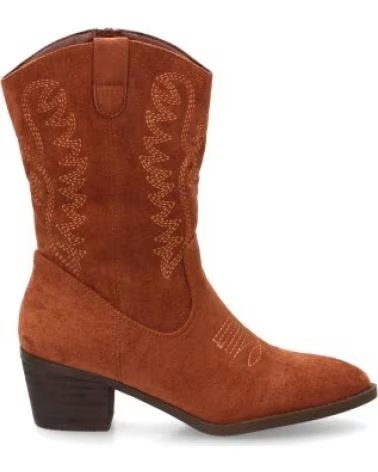 SPORT3PUNTO0 YG866 STIVALI TEXANI IN CAMOSCIO MARRONE DA DONNA VARIOS COLORES