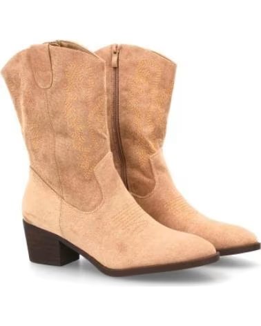 SPORT3PUNTO0 YG866 KAKI WILDLEDER COWBOY-STIEFEL FÜR DAMEN VARIOS COLORES