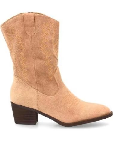 SPORT3PUNTO0 YG866 KAKI WILDLEDER COWBOY-STIEFEL FÜR DAMEN VARIOS COLORES