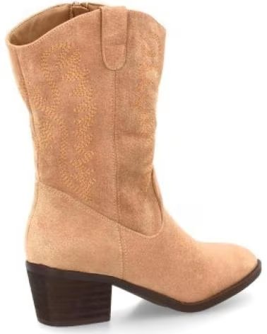 SPORT3PUNTO0 YG866 KAKI WILDLEDER COWBOY-STIEFEL FÜR DAMEN VARIOS COLORES