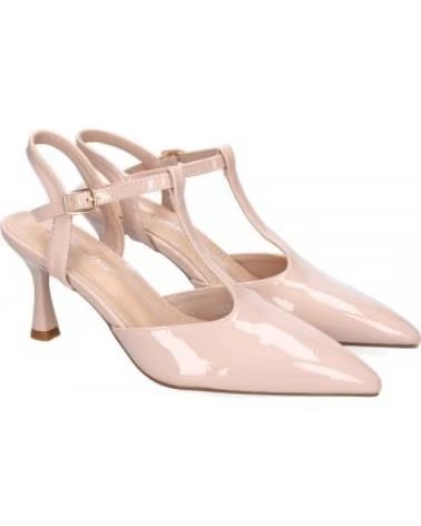ZAPATOS DE TACÓN SPORT3PUNTO0 YG852 BEIGE PARA MUJER CON DISEÑO T-STRAP VARIOS COLORES