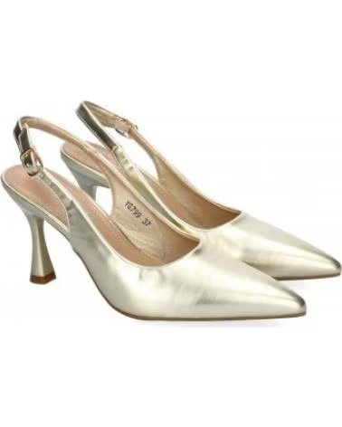 ZAPATOS DE TACÓN DESTALONADOS SPORT3PUNTO0 YG799 ORO VARIOS COLORES