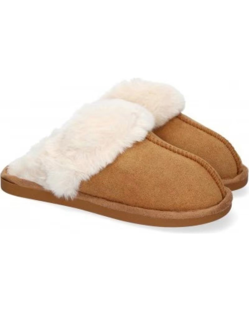 PANTOFOLA DONNA SPORT3PUNTO0 I7263 CAMEL FODERATA VARIOS COLORES