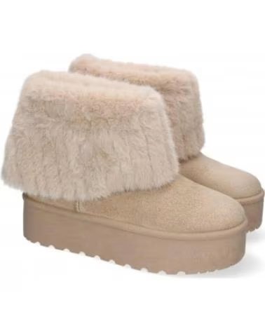 BOTAS SPORT3PUNTO0 8908 MUJER PLATAFORMA FORRO PELO BEIGE VARIOS COLORES