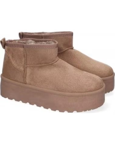 BOTAS SPORT3PUNTO0 6BKA COM PLATAFORMA E CANO BAIXO FEMININA EM CÁQUI VARIOS COLORES