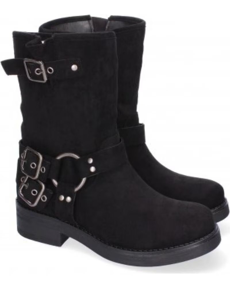 BIKER-STIEFEL SPORT3PUNTO0 JW209 DAMEN SCHWARZ VARIOS COLORES