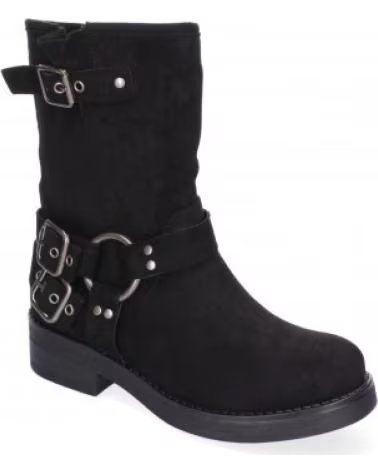 BIKER-STIEFEL SPORT3PUNTO0 JW209 DAMEN SCHWARZ VARIOS COLORES