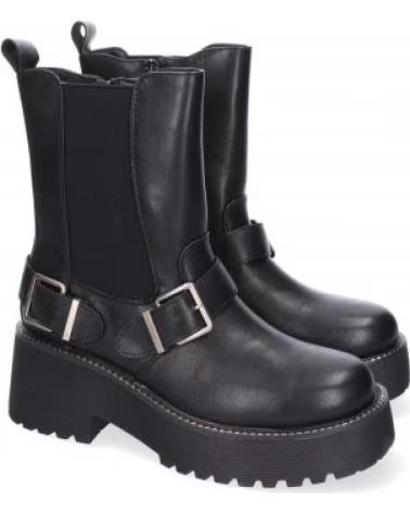 BOTAS SPORT3PUNTO0 HJ814 MUJER CON HEBILLA Y SUELA TRACK VARIOS COLORES