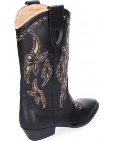 COWBOY-STIEFEL SPORT3PUNTO0 M4751 SCHWARZ MIT STICKEREI VARIOS COLORES