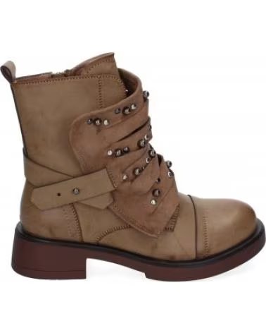 SPORT3PUNTO0 F6595-KAKI BOTTES COURTES AVEC BRIDES ET CLOUS VARIOS COLORES