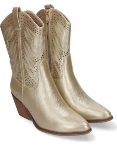 BOTAS DE MUJER SPORT3PUNTO0 VR005 TACÓN CUÑA DORADO VARIOS COLORES