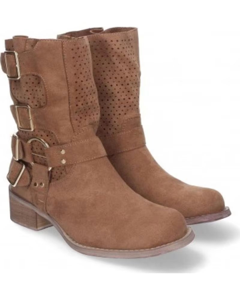 DAMENSTIEFEL SPORT3PUNTO0 L1001 BIKER-STIL CAMEL VARIOS COLORES