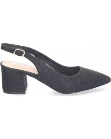 SPORT3PUNTO0 YK261-1 SLINGBACK SALTO BLOCO PRETO VARIOS COLORES