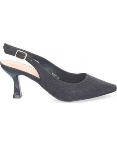 SPORT3PUNTO0 YK263 ZAPATOS DESTALONADOS TACÓN EMBUDO NEGRO VARIOS COLORES