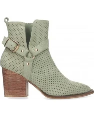 STIVALI DONNA SPORT3PUNTO0 MODELLO A-3017 VERDE CON PERFORAZIONI E FIBBIA VARIOS COLORES