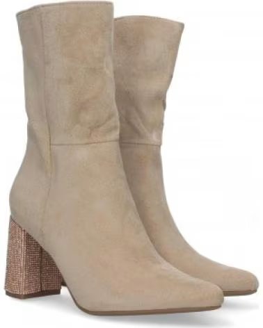 SPORT3PUNTO0 2Z-2102-BEIGE DAMEN-STIEFEL MIT ABSATZ VARIOS COLORES