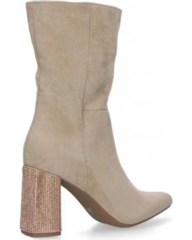SPORT3PUNTO0 2Z-2102-BEIGE DAMEN-STIEFEL MIT ABSATZ VARIOS COLORES