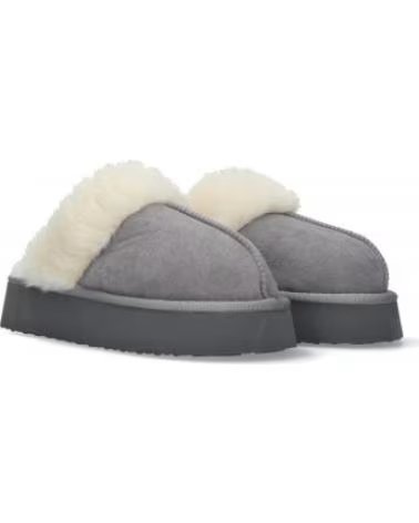 PANTUFLAS DE LÃ SINTÉTICA SPORT3PUNTO0 EV277-GRIS FEMININAS VARIOS COLORES