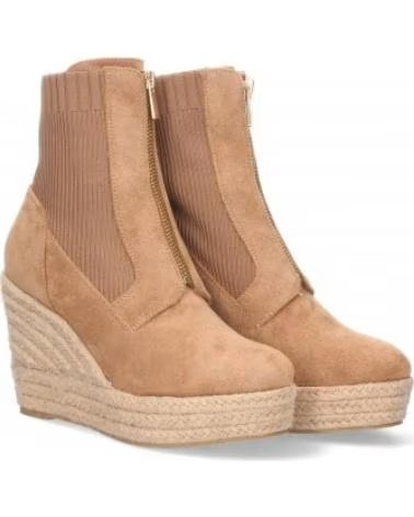BOTAS DE SALTO CUNHA SPORT3PUNTO0 COM ZÍPER FRONTAL E BICO FINO VARIOS COLORES