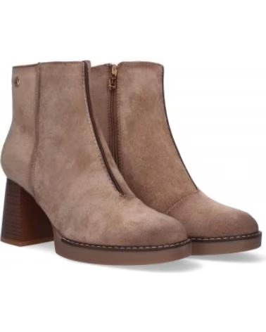 SPORT3PUNTO0 VR3-559-BEIGE BOTAS DE CUERO TACÓN BLOQUE VARIOS COLORES