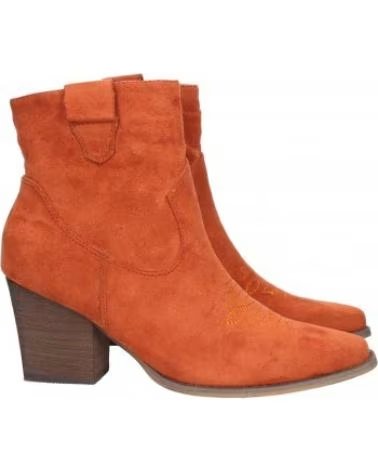 STIVALI DONNA SPORT3PUNTO0 2A-2023 ARANCIONI IN PELLE SCAMOSCIATA CON TACCO VARIOS COLORES