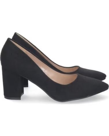 ZAPATOS DE TACÓN DE ANTE SPORT3PUNTO0 TY205 CON PUNTA FINA Y TACÓN GRUESO VARIOS COLORES