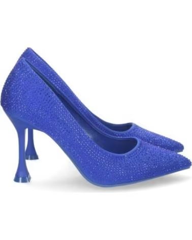 ZAPATOS DE TACÓN MUJER SPORT3PUNTO0 2A-2076 PUNTERA FINA AZUL BRILLANTE VARIOS COLORES