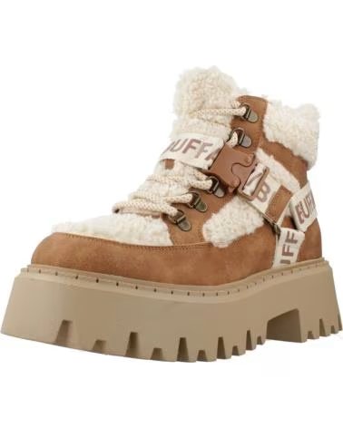BUFFALO BOTINES MUJER MODELO ASPEN COM MID WARM COLOR MARRON BEIGE