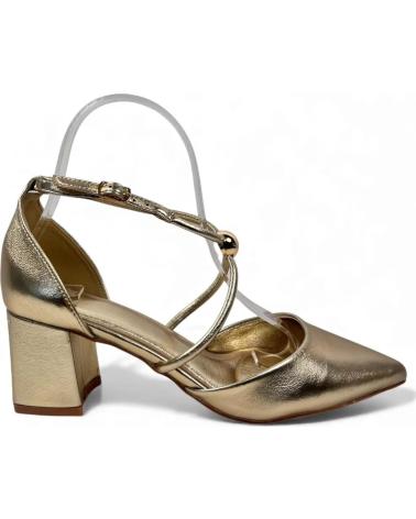 TIMBOS SANDALIA DE FIESTA TACÓN MUJER ORO 132348 AMARILLO