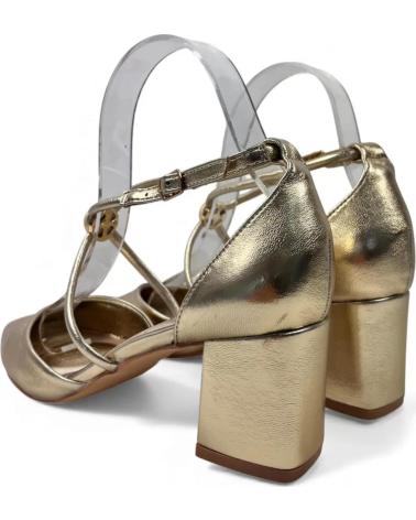 TIMBOS SANDALIA DE FIESTA TACÓN MUJER ORO 132348 AMARILLO