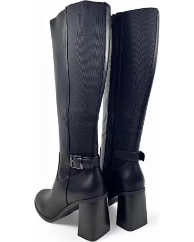 BOTAS DE SALTO TIMBOS FEMININA 132325 PRETO NEGRO