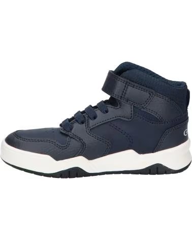 ZAPATILLAS CASUAL GEOX J PERTH BOY C0832 NAVY-LT GREY C0832 NAVY-LT GREY