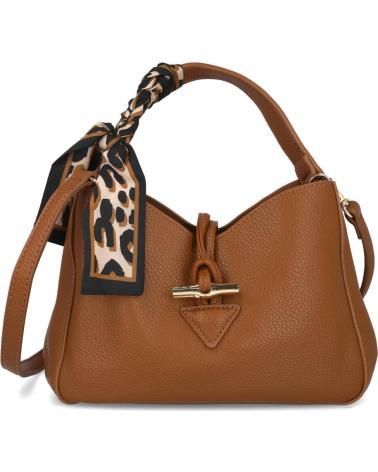 BOLSO DE MANO Y HOMBRO PEQUEÑO BUBBLE BOBBLE CTS73738 MUJER MARRÓN MARRON