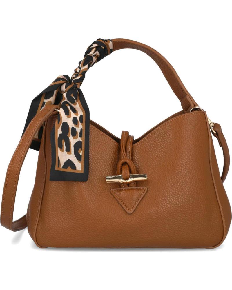 BOLSO DE MANO Y HOMBRO PEQUEÑO BUBBLE BOBBLE CTS73738 MUJER MARRÓN MARRON