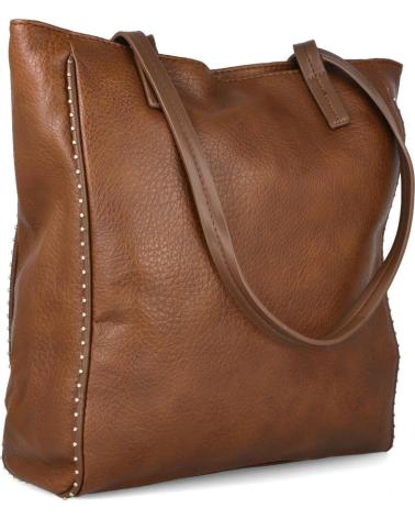 BOLSO SHOPPING BUBBLE BOBBLE BFY27931 DE CUERO CAFÉ CAFE