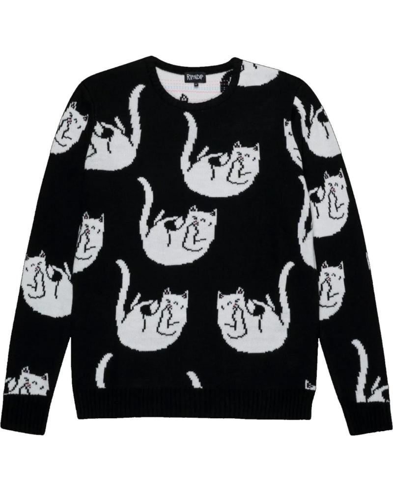 JERSEY DE PUNTO RIPNDIP FALLING FOR NERMAL SWEATER NEGRO NAN