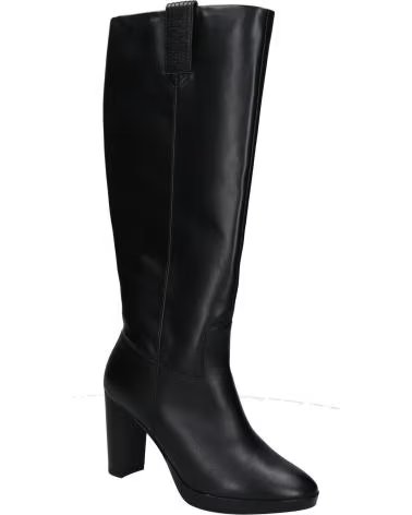 BOTTES GEOX D WALK PLEASURE HAUTES TALON FEMME NOIR C9999 BLACK