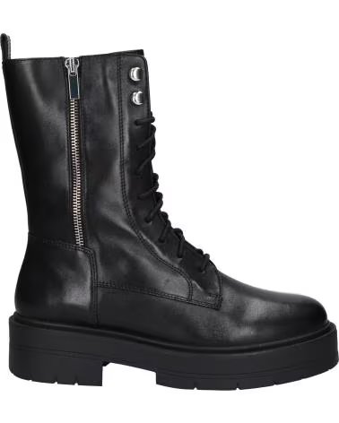 GEOX D SPHERICA EC7 BOTTES EN CUIR POUR FEMME C9999 BLACK
