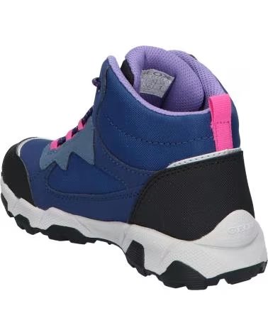 GEOX J MAGNETAR G B ABX BOOTS FOR GIRLS C4002 NAVY