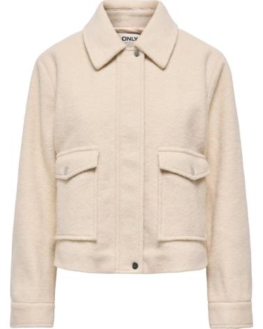 CHAQUETA CORTA ONLY 15372964 BEIGE MUJER BEIGE
